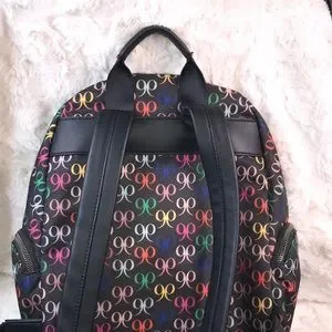 Nine West Black and Pink Backpack Nine West | Bags | Nine West Black Fullsize Backpack | Poshmark main image 3